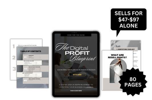 The Digital Profit Blueprint