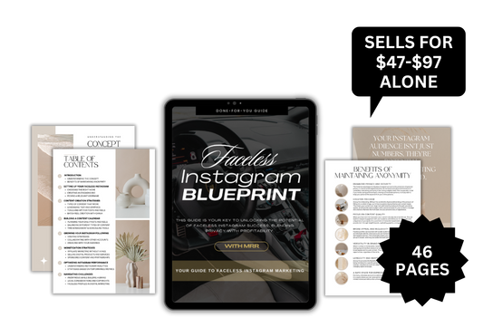 The Faceless Instagram Blueprint