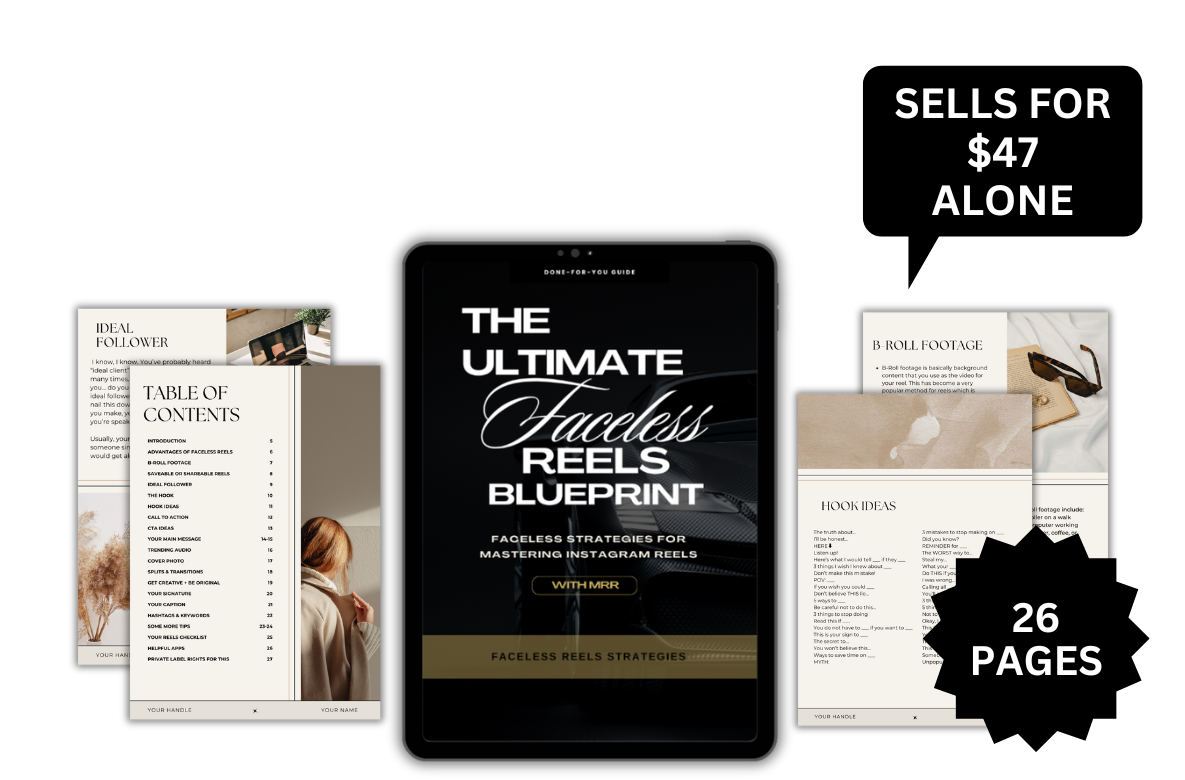 The Ultimate Faceless Reels Blueprint